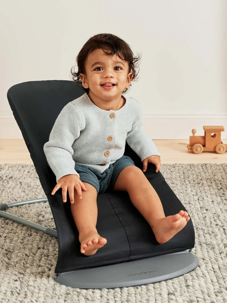 BABYBJÖRN Lehátko Bliss Cotton, Black 1×1 ks