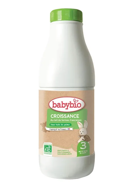 BABYBIO Croissance 3 tekuté dojčenské bio mlieko (1 l) 1×1 l