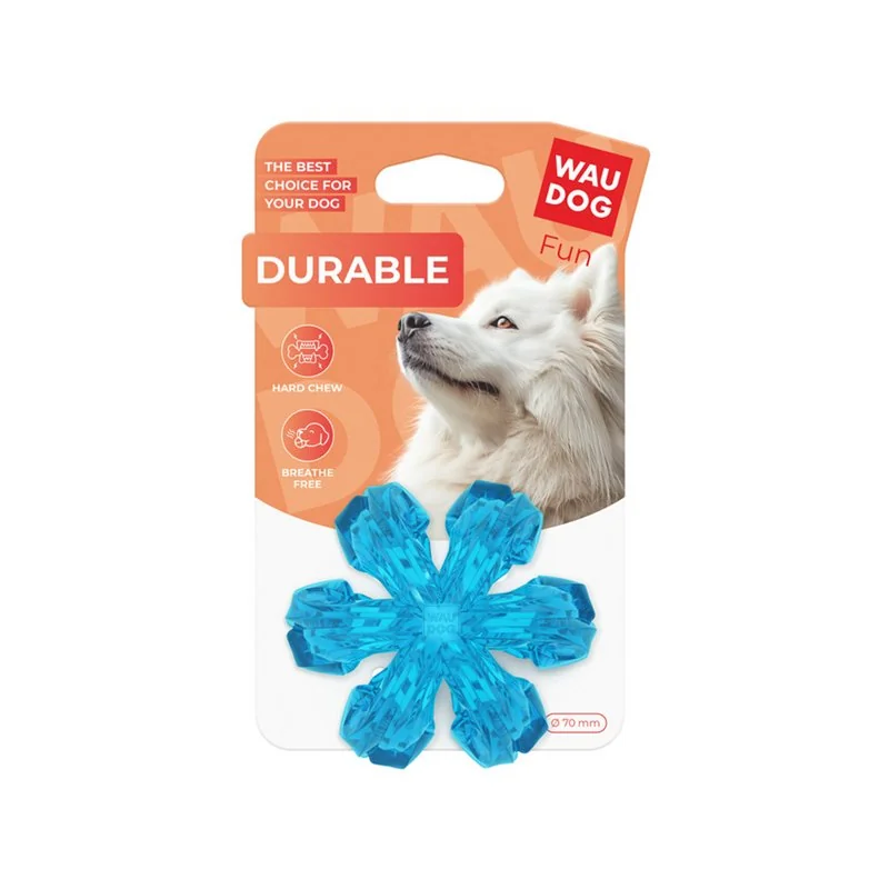 Odolná žuvacia hračka pre psa FUN DURABLE lopta modrá