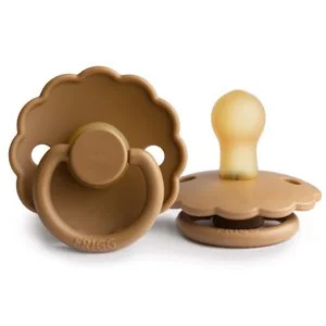 FRIGG Daisy kaučuk cumlík Cappuccino, 0-6m 1×1 ks, cumlík