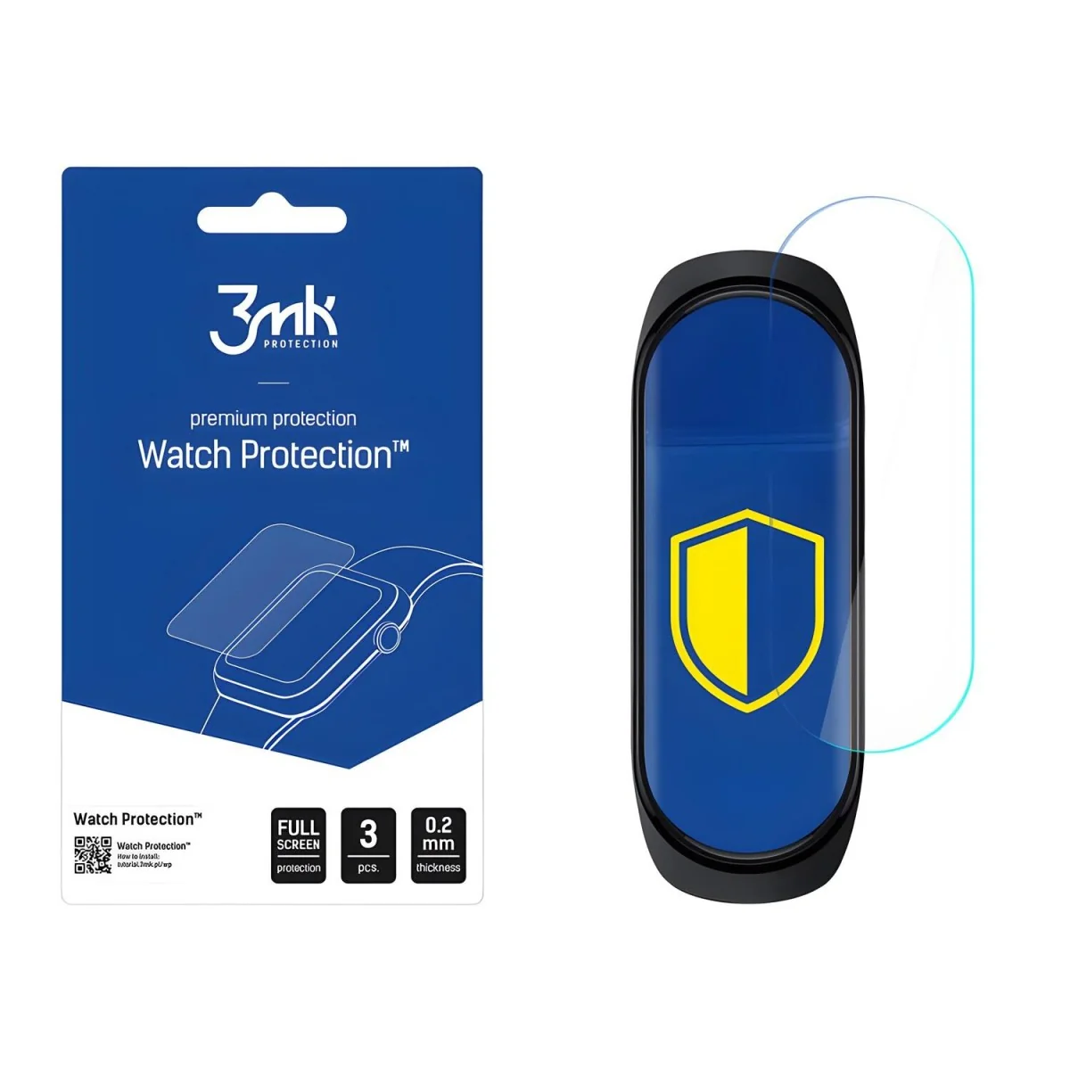 Ochranné sklo na Xiaomi Mi Band 4 Transparentná, 1 x 250