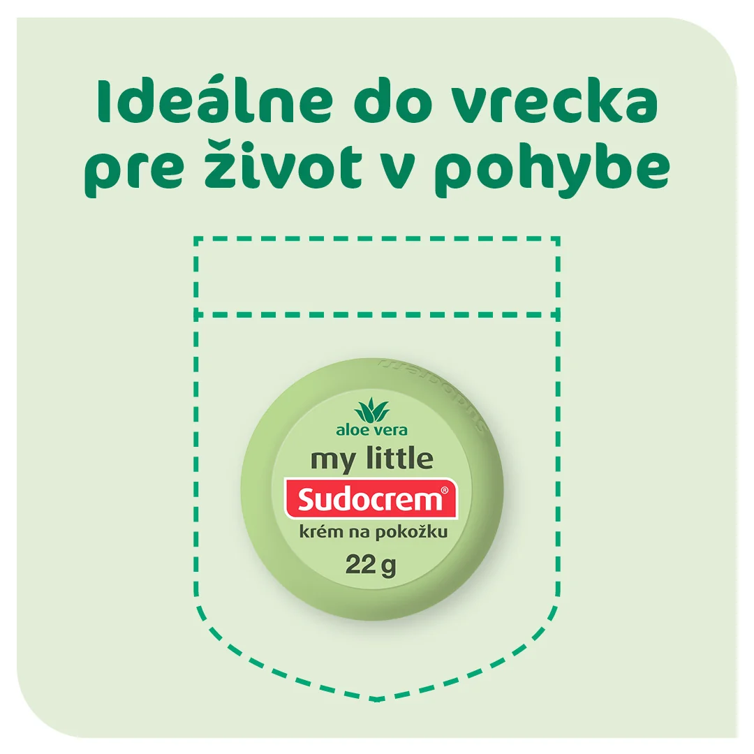 My Little Sudocrem s Aloe Vera - cestovné balenie 22 g