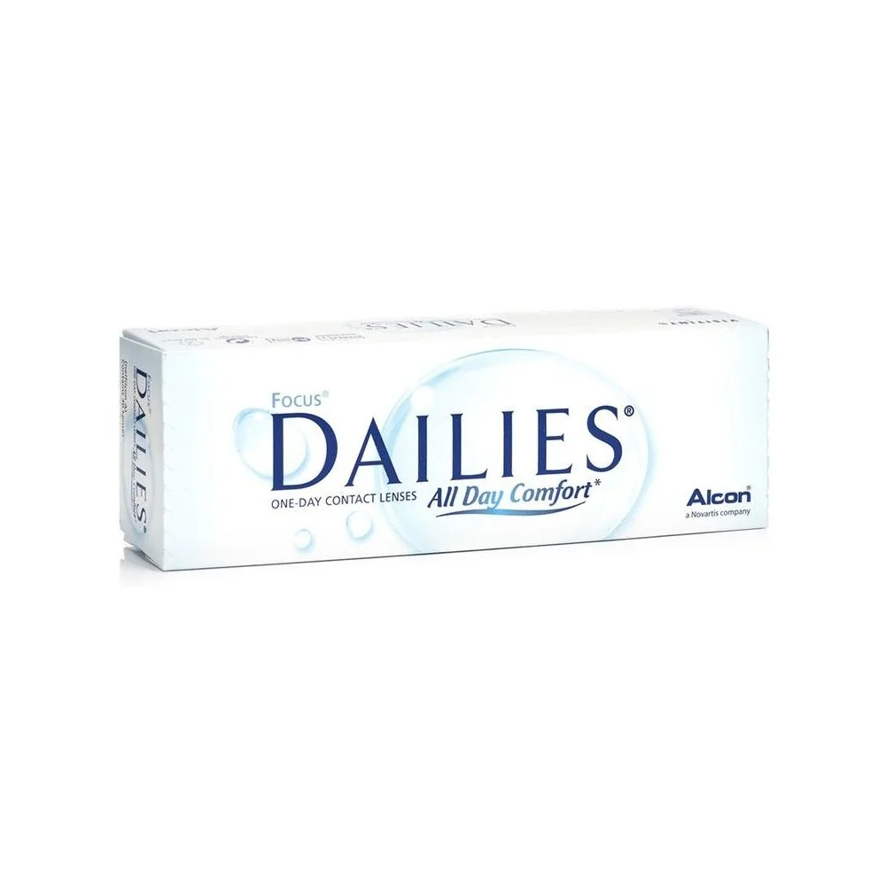 Denné Focus Dailies All Day Comfort (30 šošoviek) Dioptrie: 3.25, Zakrivenie: 8.6