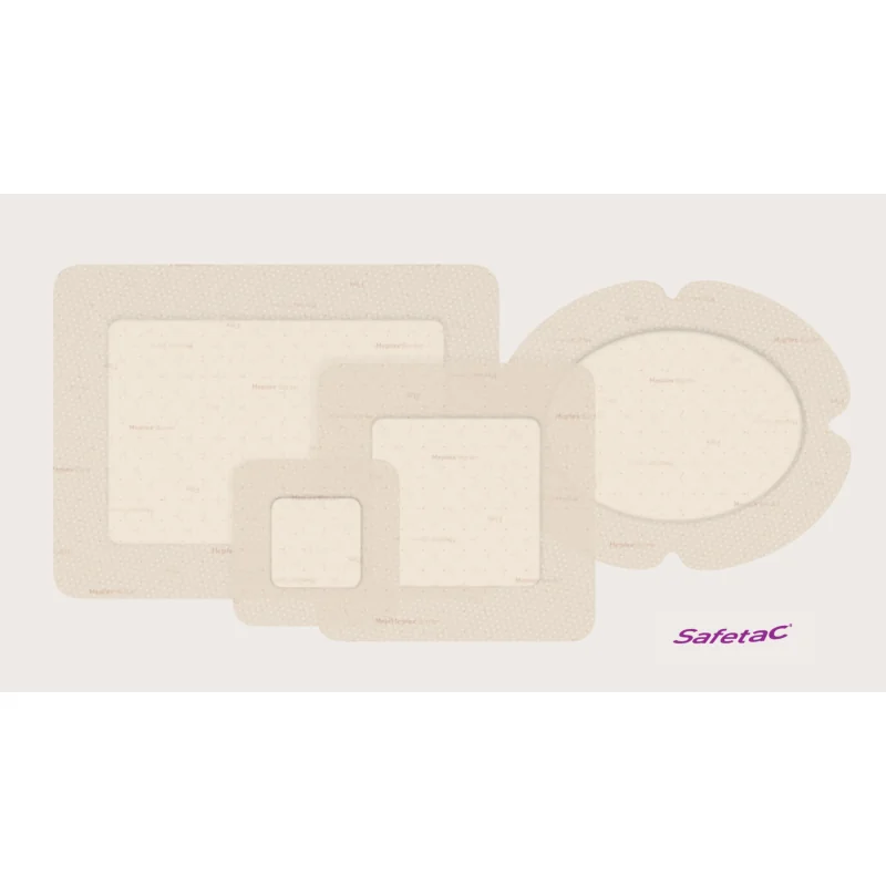 MOLNLYCKE Mepilex Border Flex obväz 15 x 15 cm, 5 ks