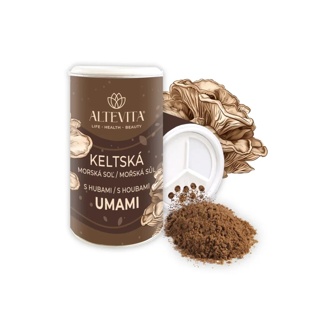 Keltská morská soľ s hubami UMAMI 2 x 180g