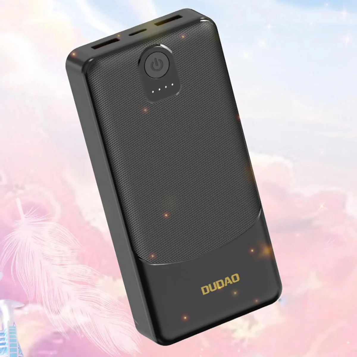 Dudao K10Pro Power Bank 20000mAh 2x USB 2.4A, biela