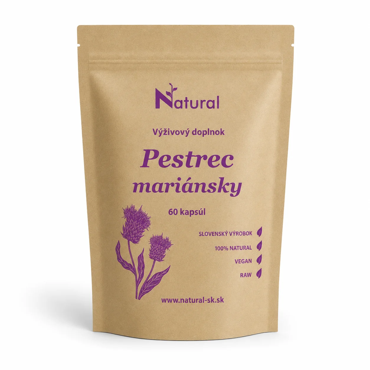 Pestrec mariánsky - 200 mg - 60 kapsúl