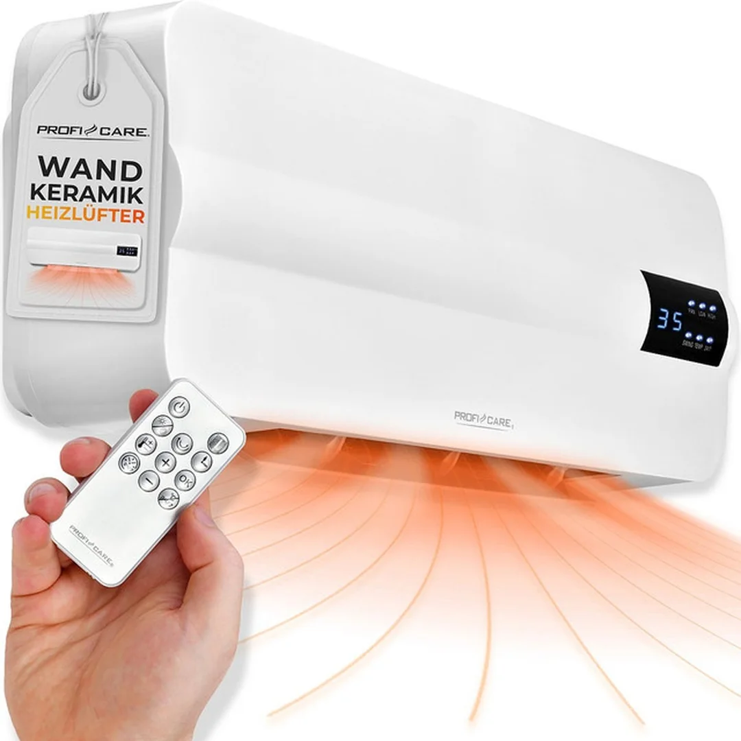 ProfiCare HL 3116 nástenný keramický PTC teplovzdušný ventilátor 2000 W