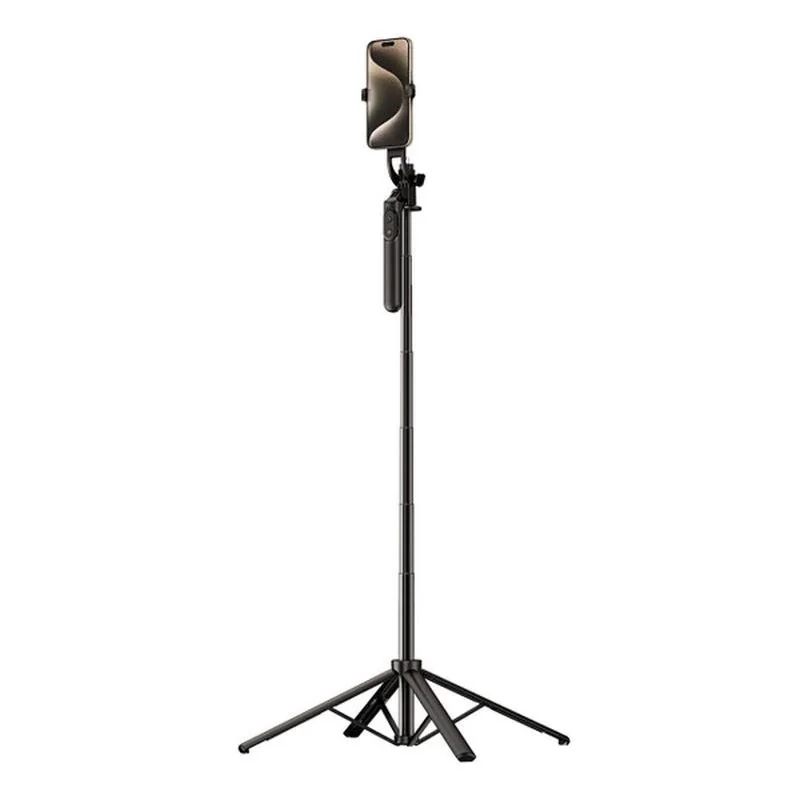 MG Telescopic Bluetooth selfie tyč 1.75m, čierna