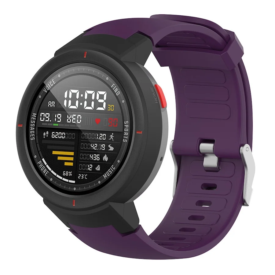BStrap Silicone remienok na Xiaomi Amazfit Verge purple