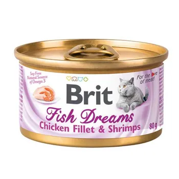 Brit Konzerva Fish Dreams Chicken Fillet & Shrimps 80g 1×80 g