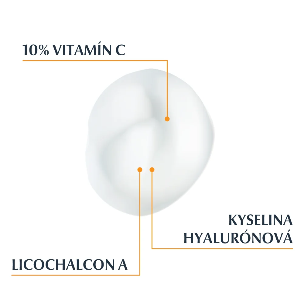 Eucerin HYALURON-FILLER 3x EFFECT Vitamin C booster 1×7,5 ml,  po 7 dňoch viditeľný výsledok