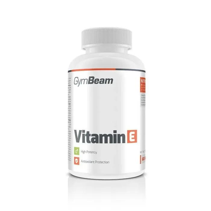 Gymbeam vitamin e (tokoferol) bez prichute 60cps 1×60 cps, vitamín E