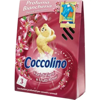 Coccolino Frutti Rossi vôňa do skrine 1×3 ks, do šatníka