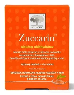 NEW NORDIC ZUCCARIN 1×120 tbl, výživový doplnok