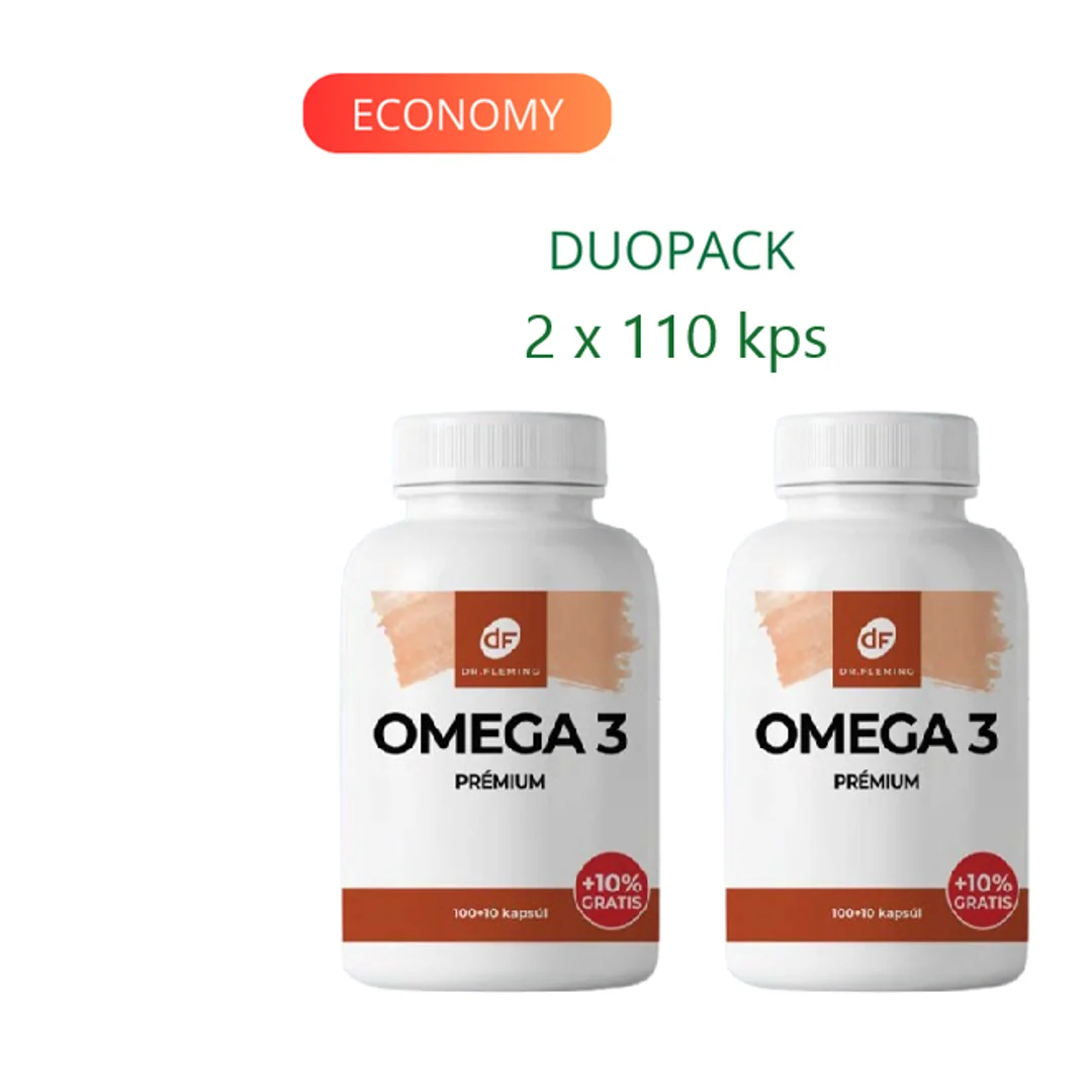 DR. FLEMING Omega 3 Premium +10% gratis 220ks DUOPACK