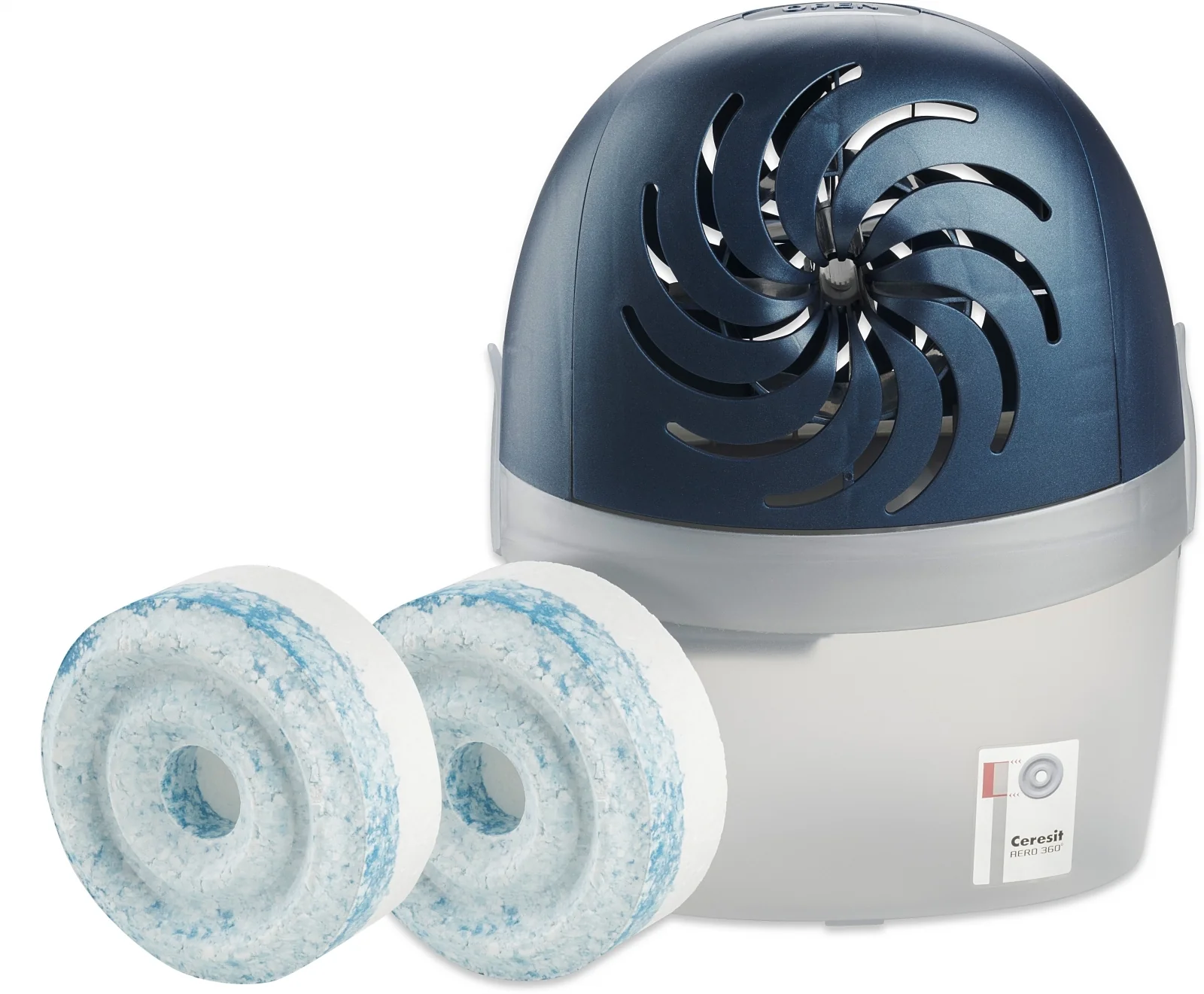 Ceresit 2627082 STOP VLHKOSTI AERO 360° modrý odvlhčovač + tableta naviac, 2x450g