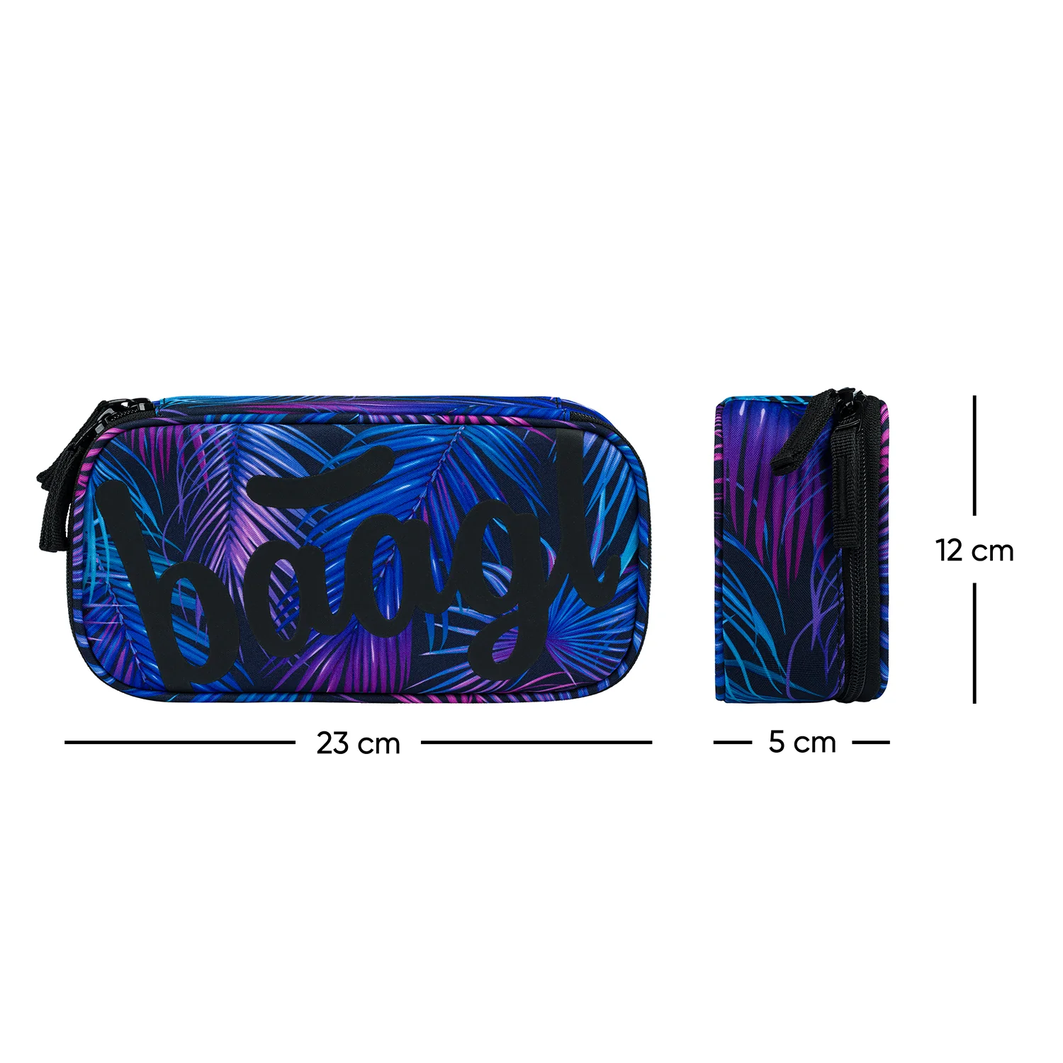 Baagl školský peračník etue Palm vzor palmy