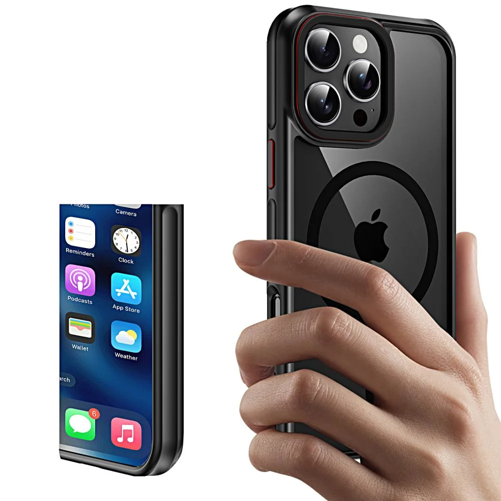 Tech-Protect Hybrid MagSafe kryt na iPhone 16 Pro, čierny 