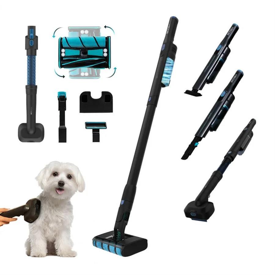 Cecotec Scoba 2100 Twice Animal Tyčový a ručný vysávač Cecotec 2v1, 210W, 66aW, 45 min, 2 režimy, Pet Beauty Care