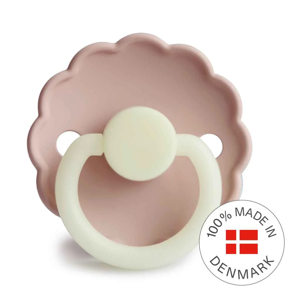 FRIGG Daisy silikónový cumlík Blush Night  +6m  1 ks 1×1 ks, silikónový cumlík