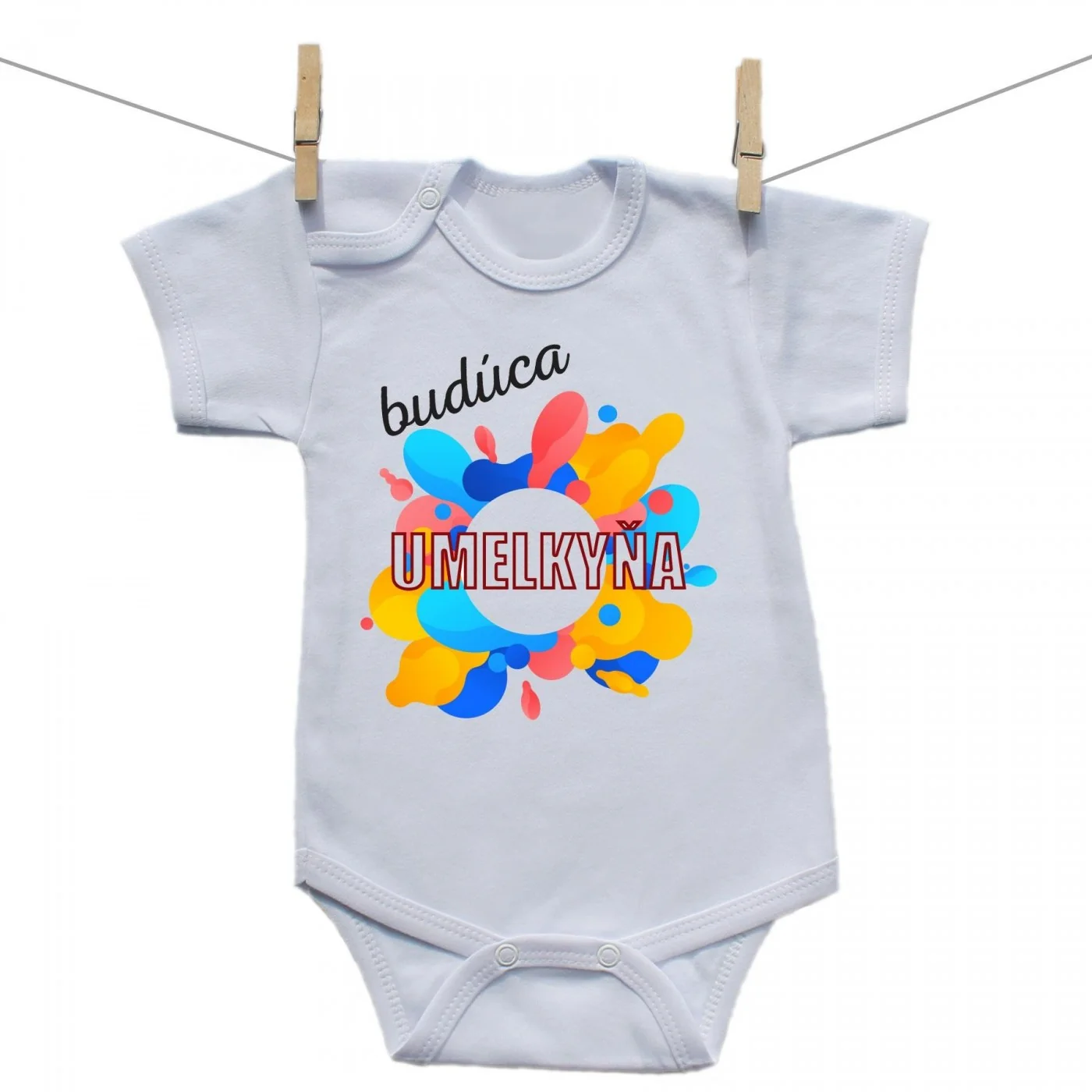 Boodyy Body s krátkym rukávom Budúca umelkyňa Veľkosť: 50