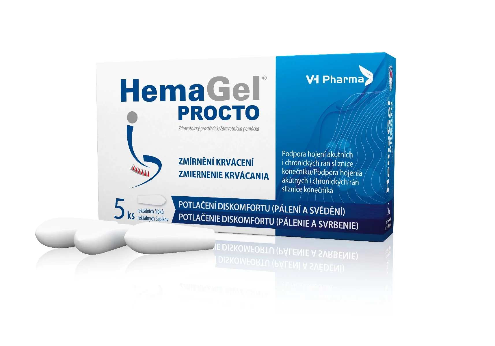HEMAGEL PROCTO SUP 5KS 1×5 ks, čapík rektálny