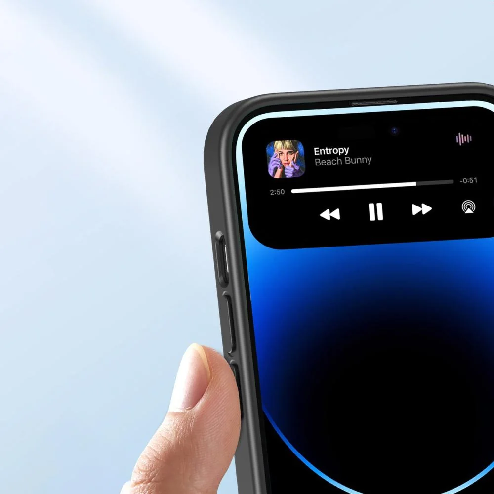 Ochranné gélové puzdro pre Apple iPhone 14 Pro - Čierna