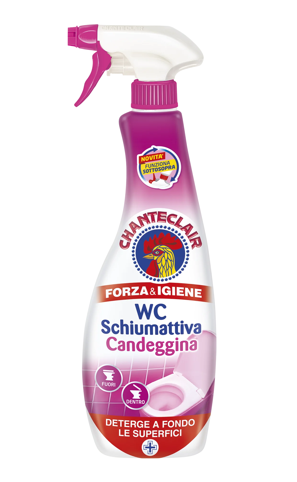Chanteclair pena bieliaca na WC 1×625 ml, čistiaci prostriedok