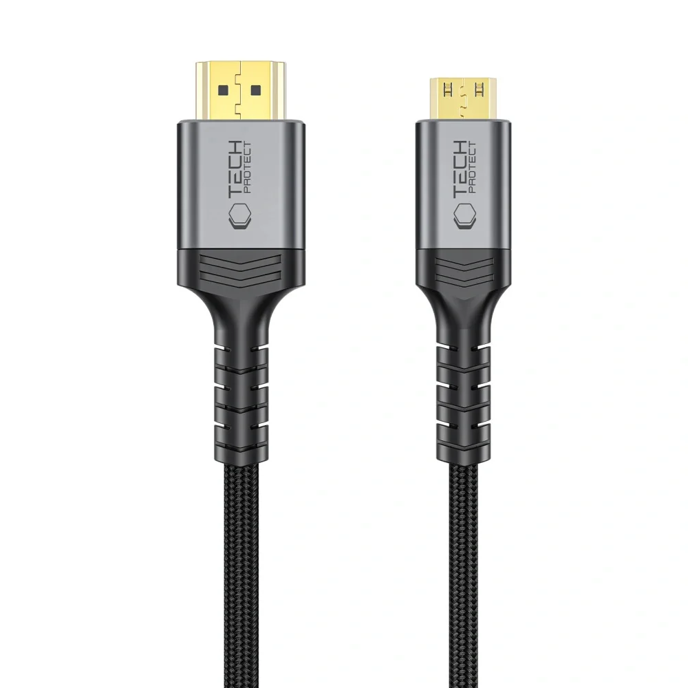 Tech-Protect Ultraboost kábel Mini HDMI / HDMI 2.1 8K 2m, čierny