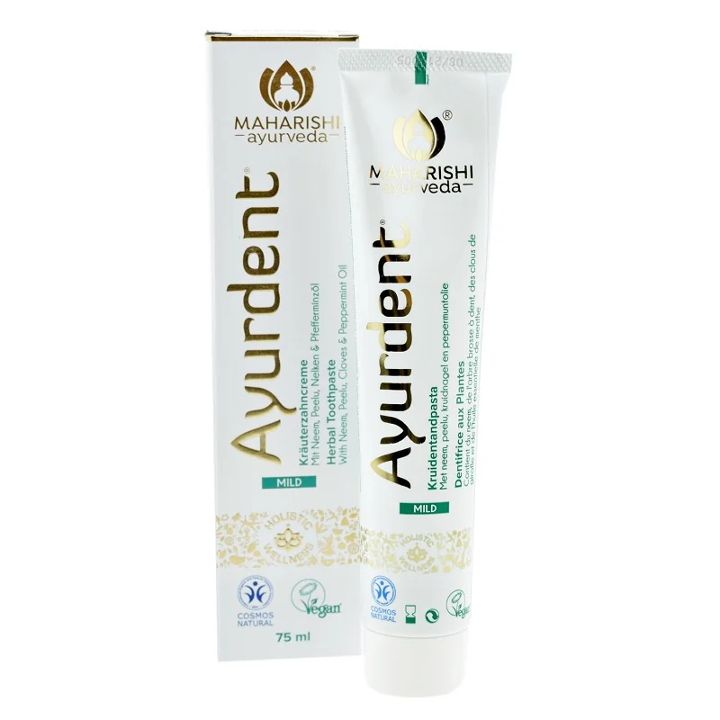 Maharishi Ayurdent Mild ajurvédska zubná pasta 75 ml, vegan