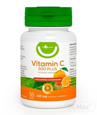 VULM Vitamin C 500 PLUS 1×50 tbl, vitamín C