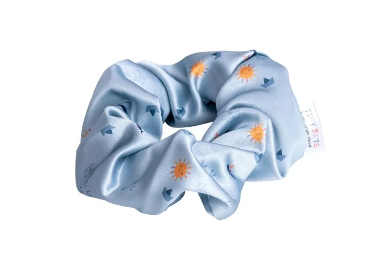 THE COTTON CLOUD Gumička do vlasov Origami Scrunchie 1×1 ks, gumička do vlasov