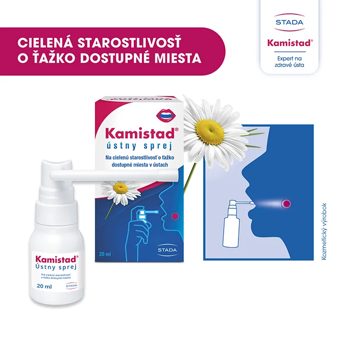 KAMISTAD® ústny sprej 1×20 ml, ústny sprej