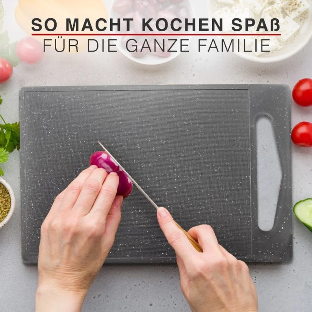 Classbach SB 4012 GR sada 3 krájacích dosiek S/M/L, granit, sivá