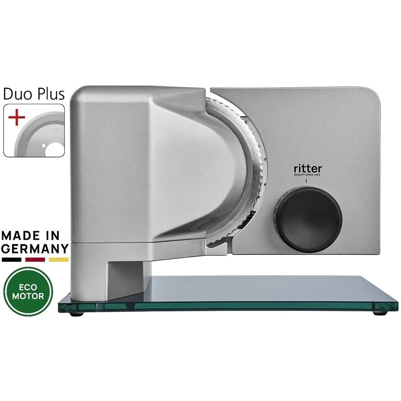 Elektrický krájač potravín Ritter Sinus 2 Duo-Plus strieborný 