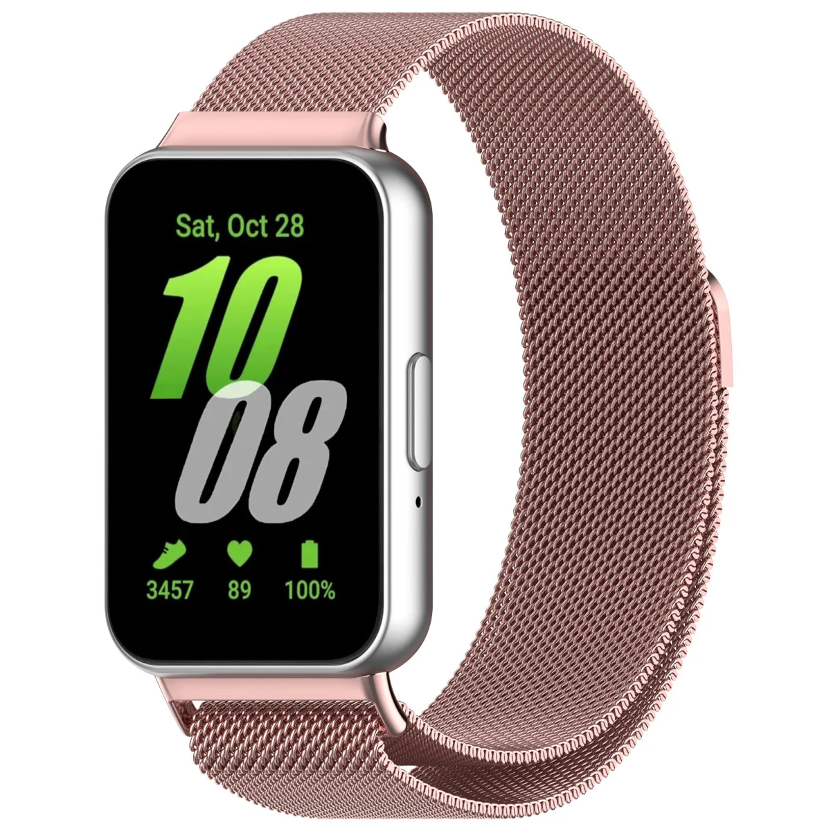 BStrap Milanese remienok na Samsung Galaxy Fit 3, rose pink