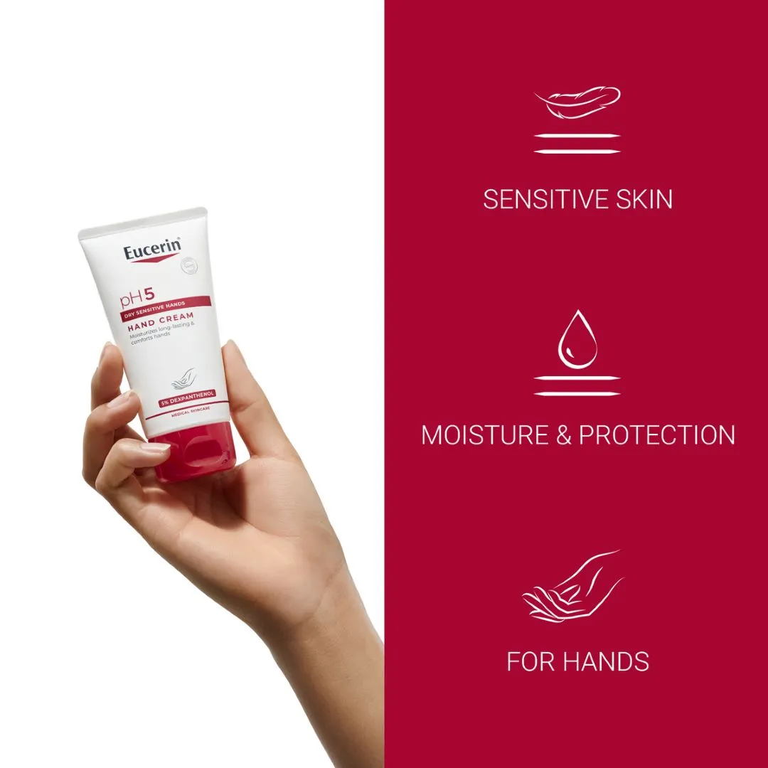 Eucerin pH5 regeneračný krém na ruky 1×75 ml, pre citlivú pokožku