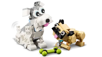 LEGO® Creator 3 v 1 31137 Roztomilé psíčky 1×1 ks, lego stavebnica