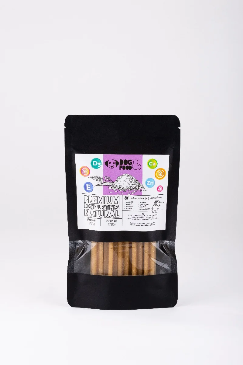 Dog and Food Prémiové dentálne tyčinky Natural veľké 1×128 g, dentálne tyčinky