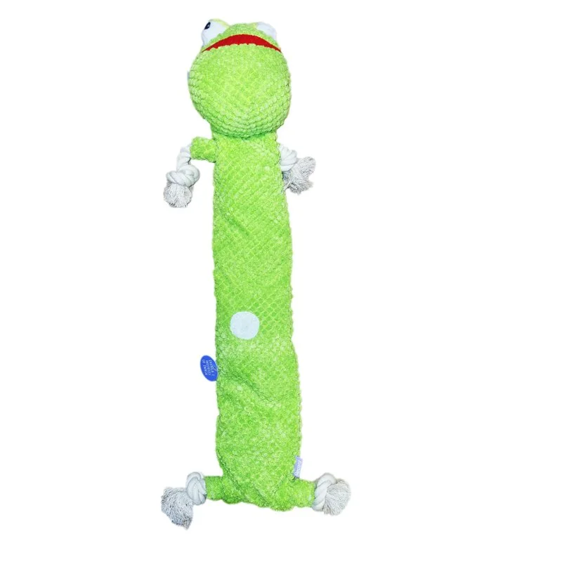 Plyšová hračka rolovací chameleon zelená