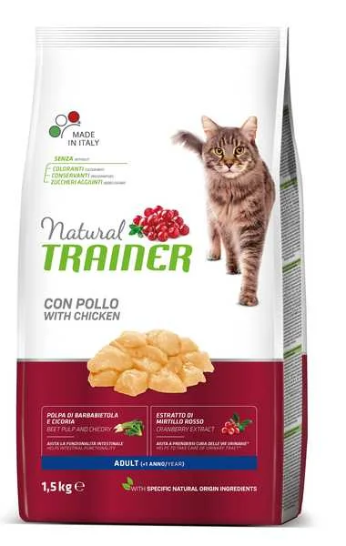 Natural Trainer Cat Adult Kuracie 1,5kg 1×1,5 kg
