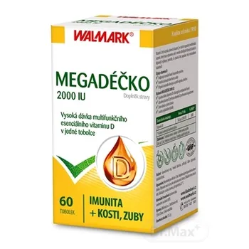 WALMARK Megadéčko 2000 IU 1×60 cps, vitamín D