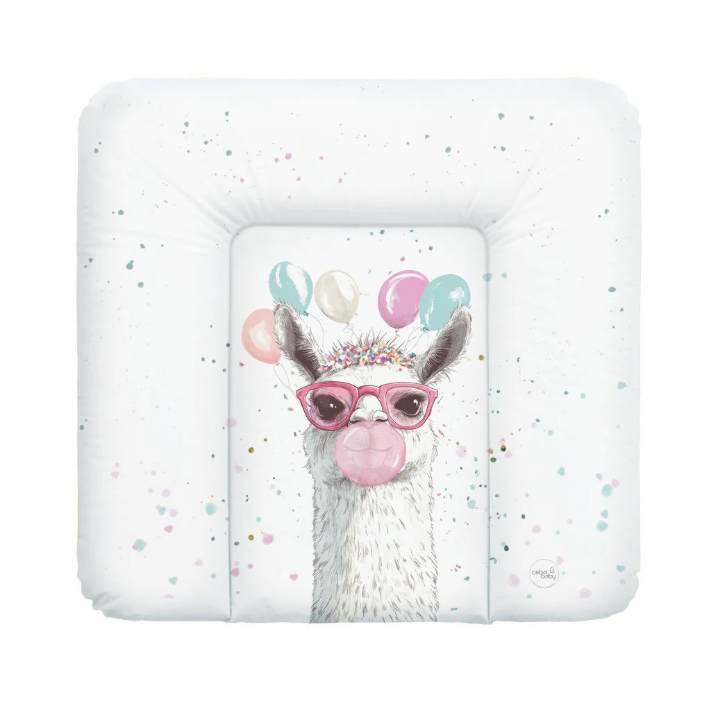 Podložka prebaľovacia mäkká (75x72) Basic Crazy Lama