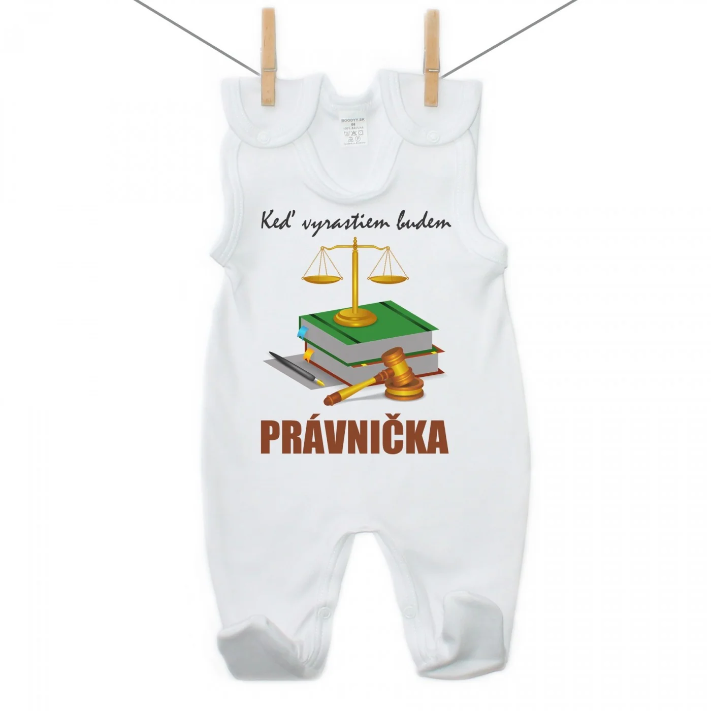 Boodyy Dupačky Keď vyrastiem budem právnička Veľkosť: 86