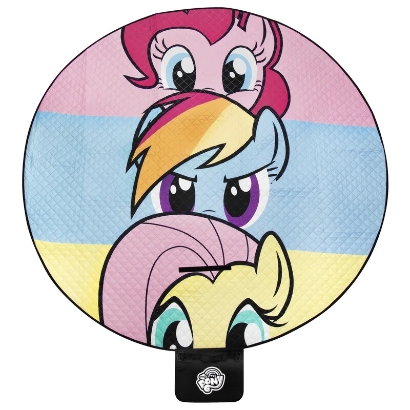 SPOKEY - HASBRO PICNIC PIUMA Pikniková deka guľatá, farebná, priemer 150 cm, zn. MY LITTLE PONY
