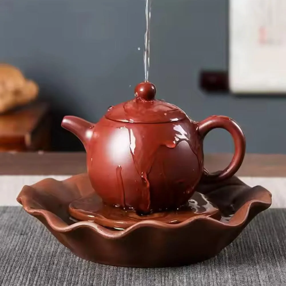 Čajník Xiaohong - Hnedá Yixingská zisha hlina, 220 ml