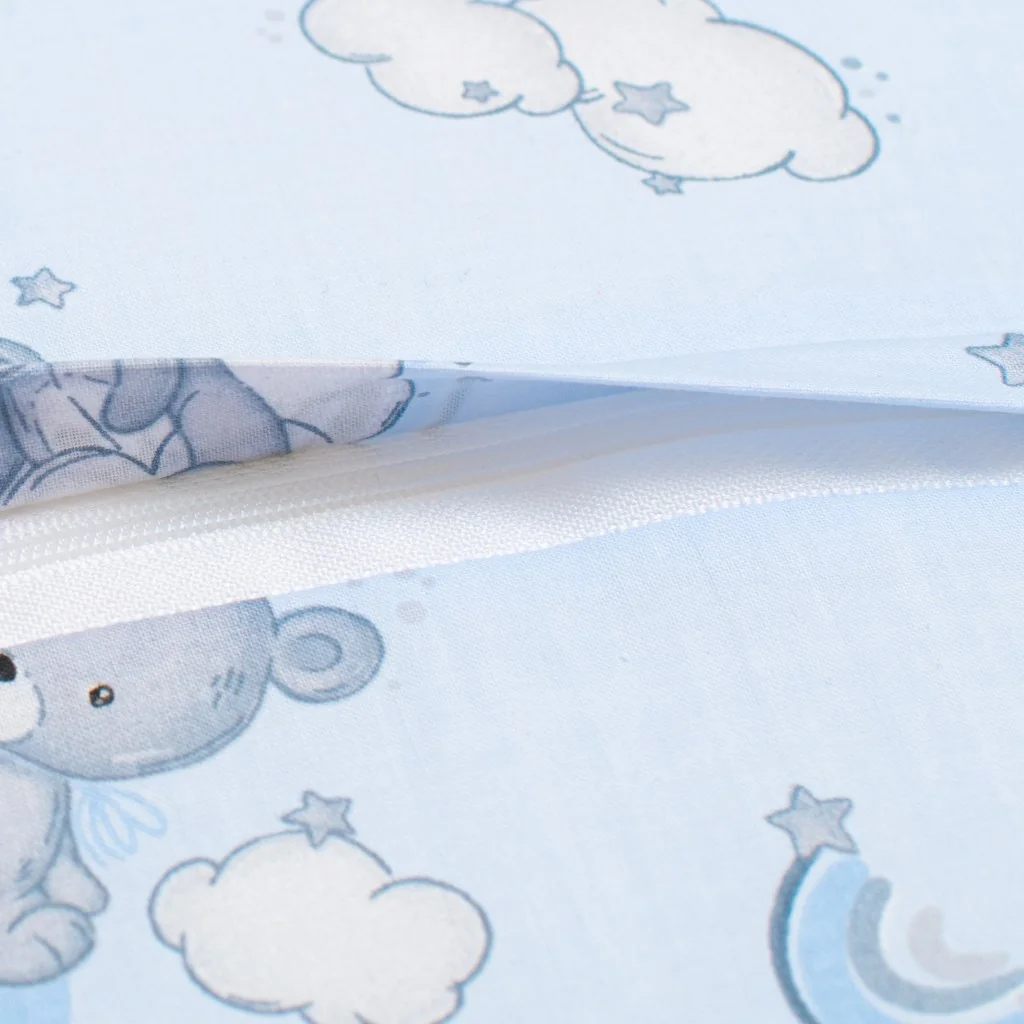 Detský podsedák na stoličku New Baby BASIC Bear blue , 20C56742