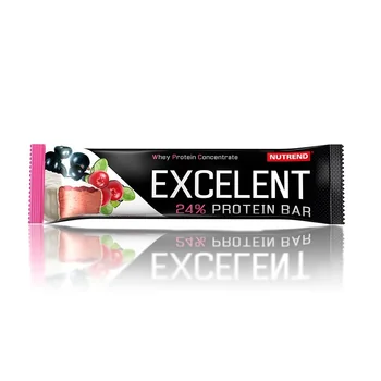 Nutrend Excelent Proteín bar - čierna ríbezľa s brusnicami 1×40 g, tyčinka