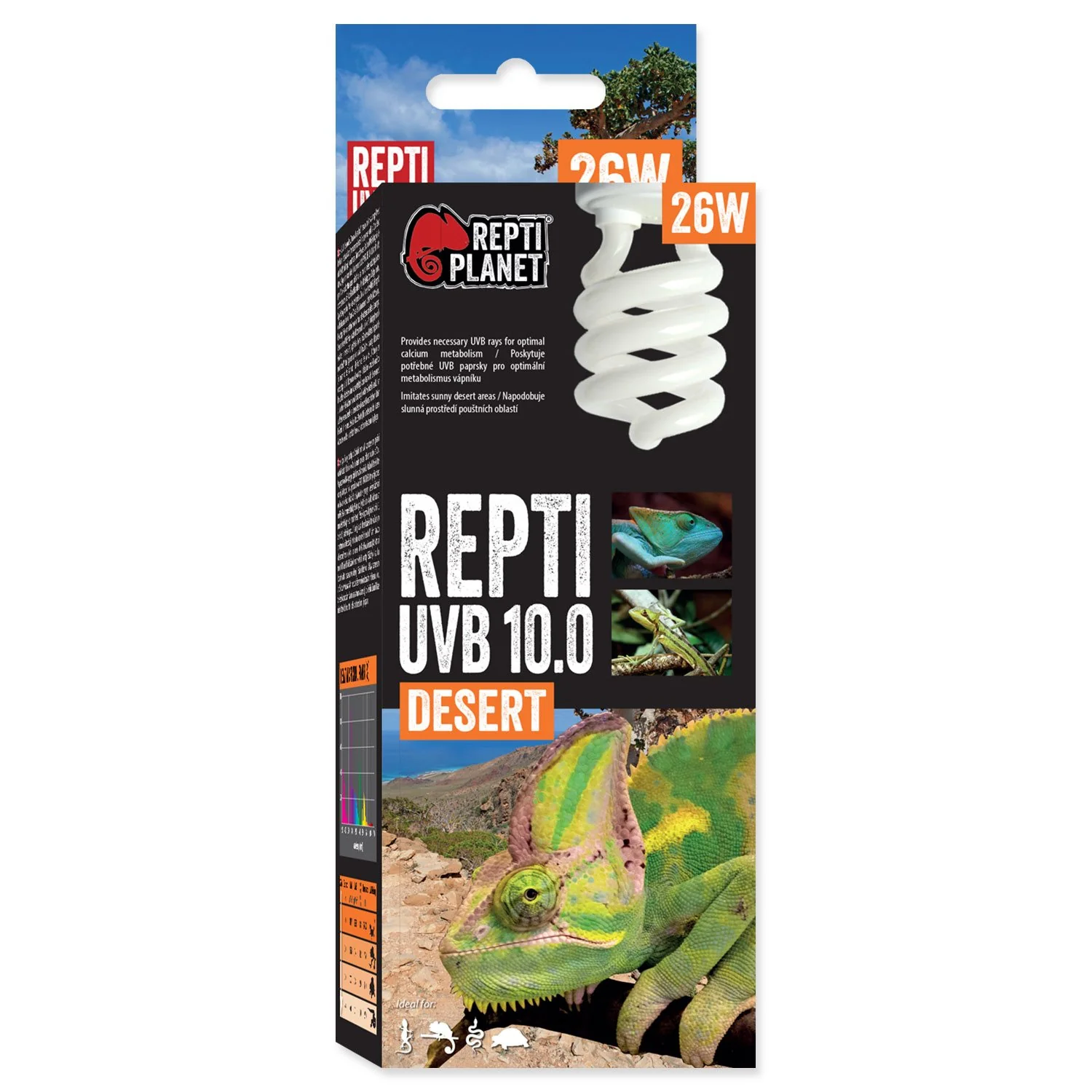 Žiarovka Repti UVB 10.0 26W 10.0 26W
